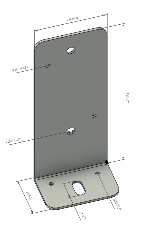CB6A — Outside Anchor Corner Bracket